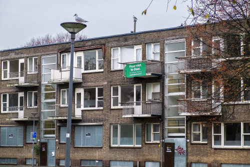 De huur blijft te duur